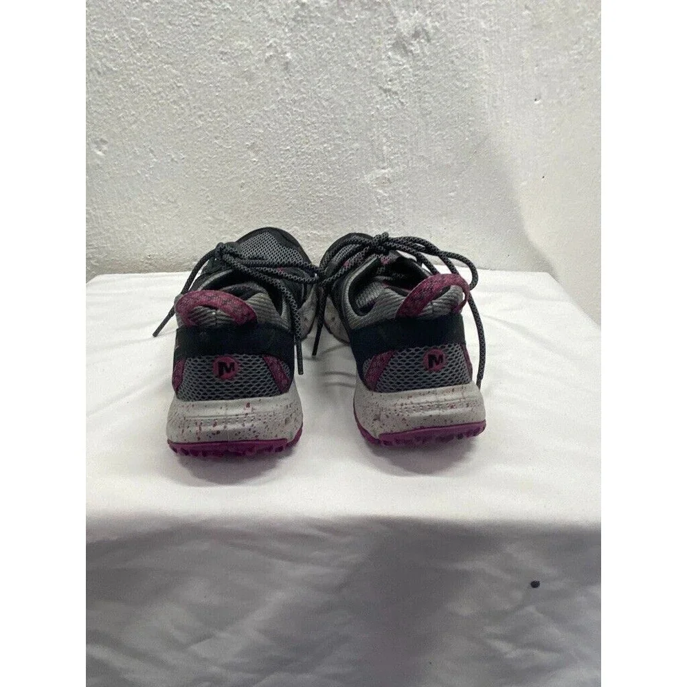 MERRELL WOMENS 7.5 GRAY RUNNING HIKING SNEAKERS